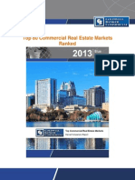 Top 80 Commercial Real Estate Markets Ranked
