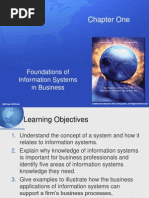 Chapter One: Foundations of Information Systems in Business