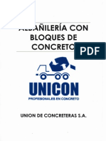Albañileria Con Bloques de Concreto - UNICON