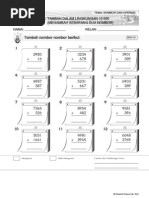 Latihan Matematik Tahun 3