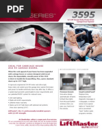 LiftMaster 3595 Garage Door Opener Brochure