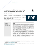 Acceleration Training For Improving Physical Fitness and Weight Loss in Obese Women