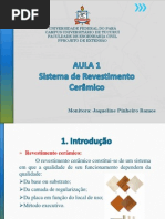 Aula 01 Sistema de Revestimento Cerâmico