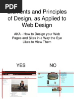 design in webpage creation