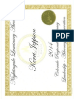 nightengale nomination certificate