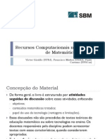 MA36 - Recursos Computacionais No Ensino de Matemática