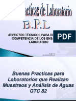 Buenas prácticas laboratorio análisis aguas