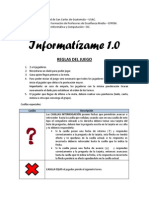 Informatizame 1.0 - Reglas Del Juego