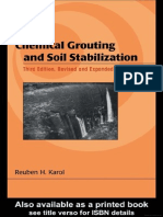 Chemical Grouting and Soil Stabilization, Revised and Expanded