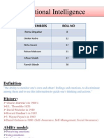 Emotional Intelligence: Group Members Roll No