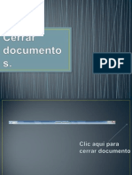 Cerrar Documento