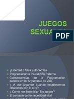 Programación Paterna y Juegos Psicológicos