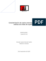 Caracterizacion - Suelos Arenosos Mediante Analisis de Ondas de Superficie