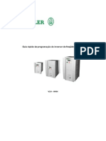 Guia rápido programação inversor freqüência DF5