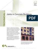 Joints in Concrete Buildings
