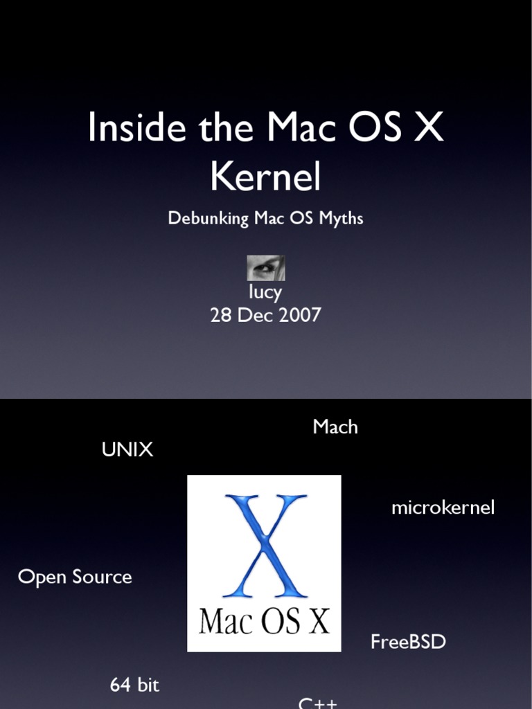 Mac OS X Kernel Architecture Explained | PDF | Kernel (Operating System ...