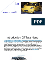 Presentation On Tata Nano