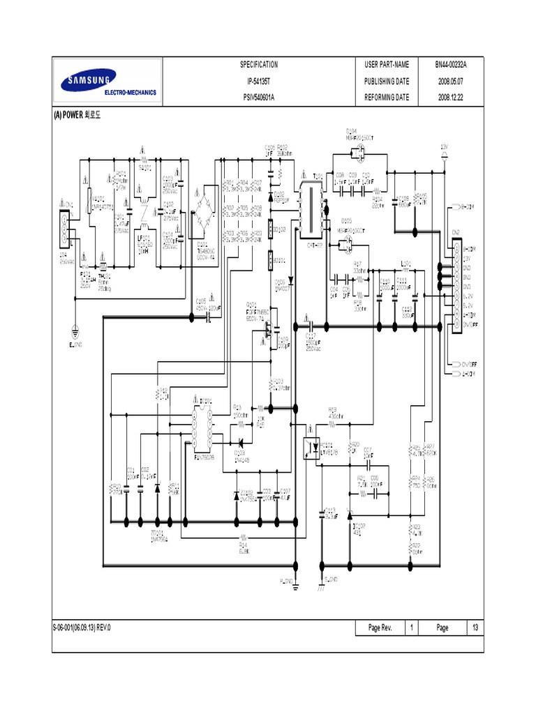 BN44-00604B Circuit Diagram | PDF | Science & Mathematics | Technology ...