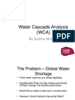 Water Cascade Analysis (WCA) : by Sydney Muzoka