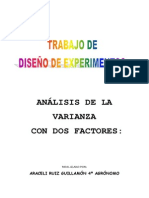 Análisis de La Varianza Con Dos Factores Realizado Por Araceli PDF