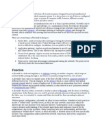 A Firewall is an Integrated Collection of Security Measures Designed to Prevent Unauthorized Electronic Access to a Networked Computer System