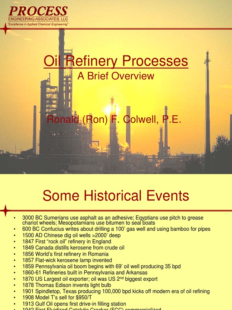 Oil Refinery Processes | PDF | Cracking (Chemistry) | Petroleum