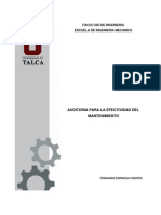 1-Auditoria para La Efectividad Del Mantenimiento