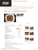 Receita de Quibe Crú - o Verdadeiro Prato Árabe - Tudo Gostoso