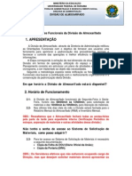 Normas Operacionais Da Diviso de Almoxarifado