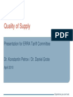 Petrov Quality of Supply Regulation Tariff Budapest 2010 Eng