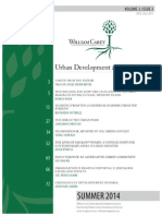 Volume 3, Issue 3: Urban Development and Ministry
