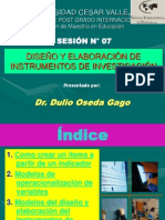 Diseño y Elaboracion de Instrumentos 