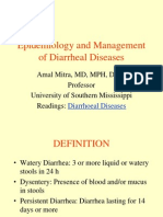 Epidemiology and Management of Diarrheal Diseases