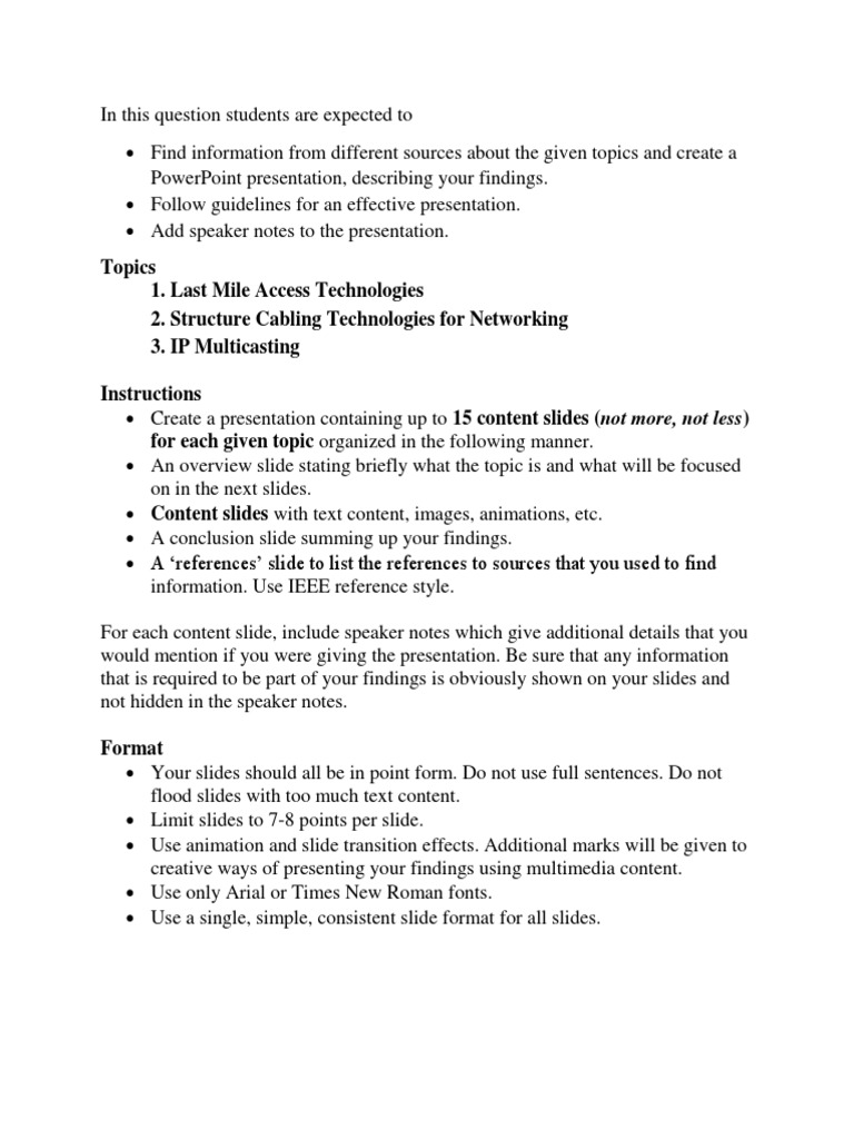 PowerPoint Guide for Tech Topics | PDF | Computers