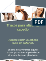 Trucos Para Alisar El Cabello