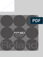 Roland FP-80 Owner Manual
