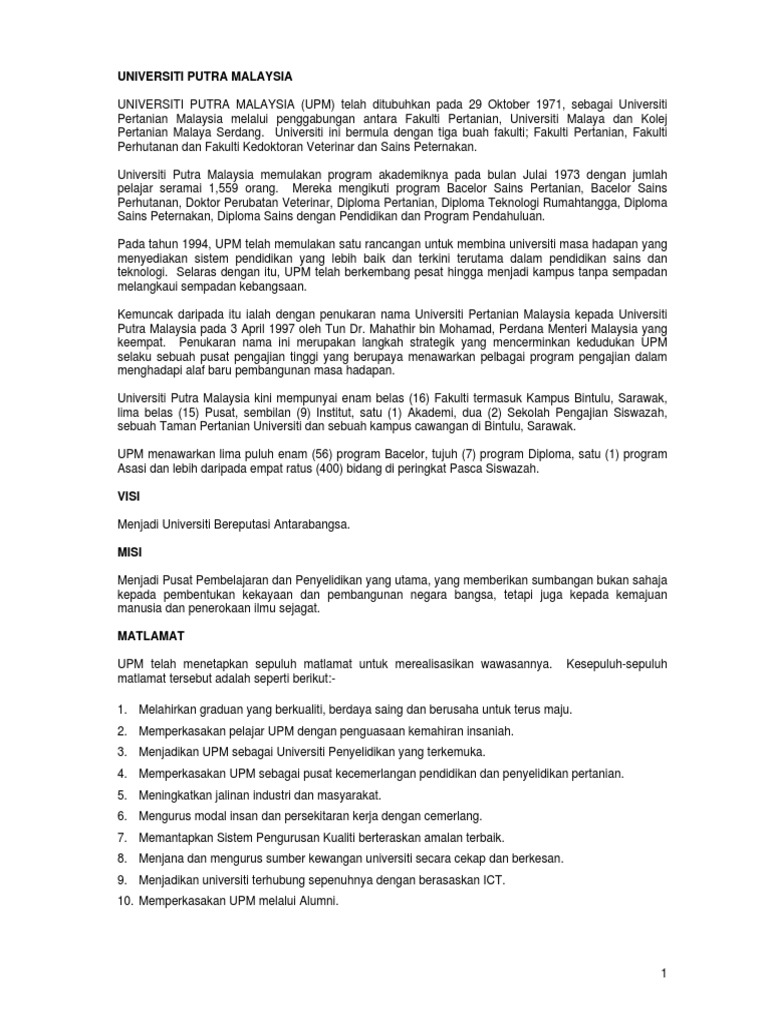 Sejarah Info Upm Pdf