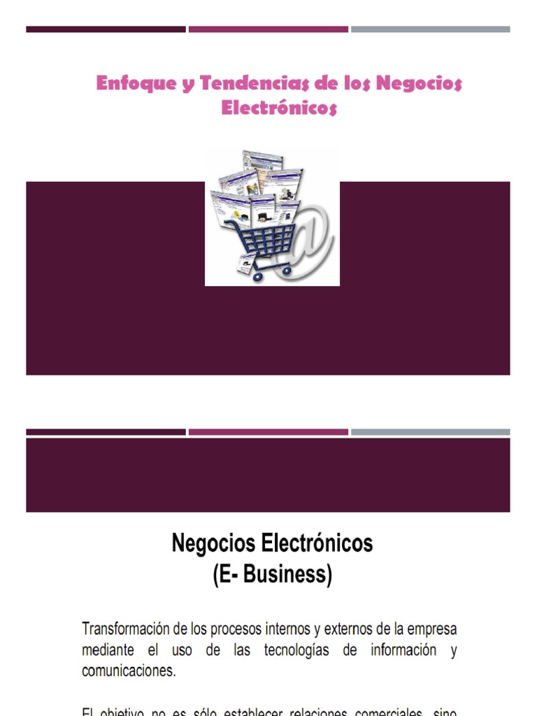 Tendencias en Los Negocios. | PDF | Comercio electrónico | Tecnologías ...
