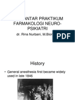 Pengantar Praktikum Farmakologi Neuro-Psikiatri