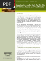 Download Capping Unusually High Tariffs The WTO Doha Round and Tariff Peaks  by International Centre for Trade and Sustainable Development SN23667249 doc pdf
