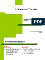 Network Simulator Tutorial: Advanced Computer Networks (CS378)