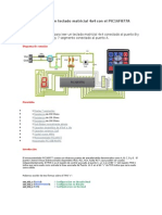 Teclado Matricial 4x4 Con El PIC16F877A