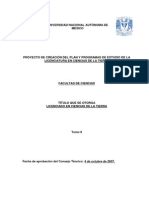 Programas Ciencias de La Tierra - Facultad de Ciencias