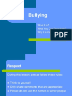Bullying Prevention Presentation To 6th Grade