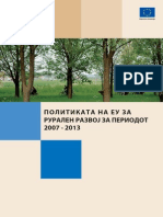 03 Politikata Na EU Za Ruralen Razvoj Za Periodot 2007 2013