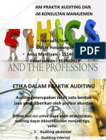 Etika Dalam Praktik Auditing Dan Konsultan Manajemen