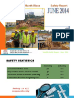 Monthly Safety Report June 2014