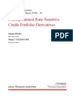 Pricing Interest Rate-Sensitive Credit Portfolio Derivatives