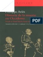 Aries, Philippe-Historia de La Muerte en Occidente