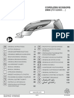 Cordless scissors guide